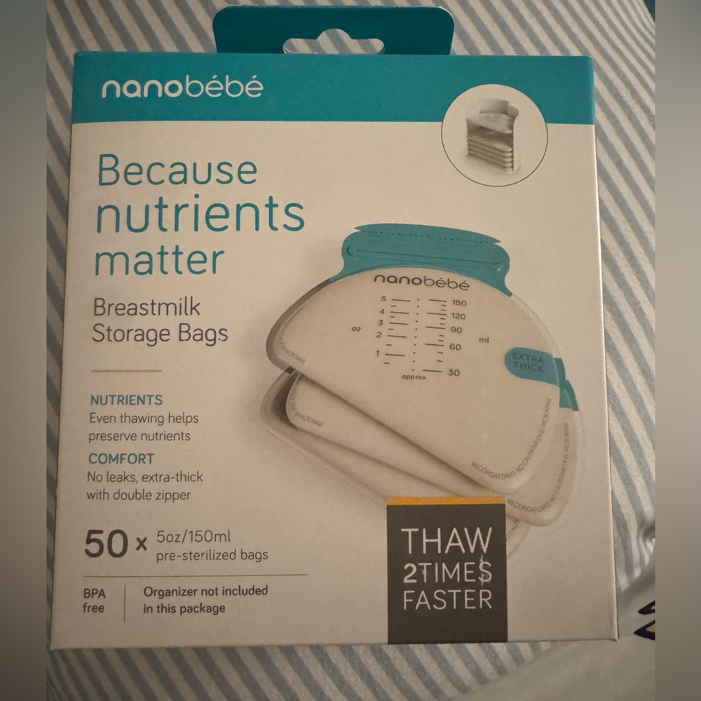 Nanobébé Breastmilk Storage Bags